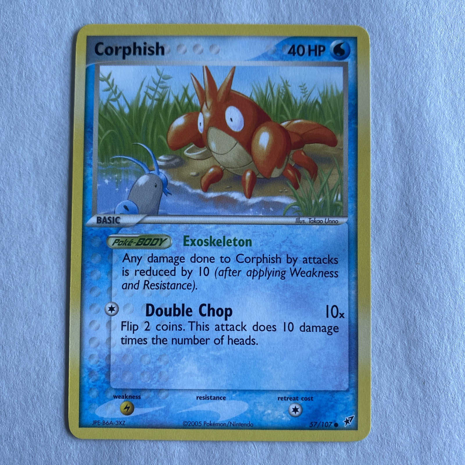 Corphish 57/107 - Deoxys - Pokemon Card LP/EX