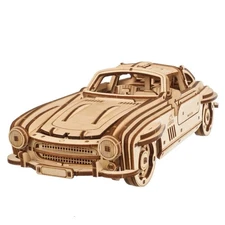 Winged Sports Coupe Mechanical Puzzle Model Assembly DIY Kit 