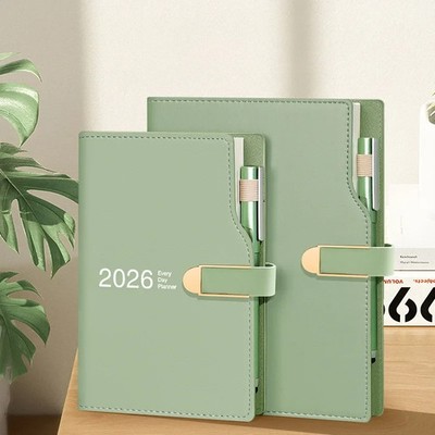 Agenda 2026 Planer Tagebuch Notizbuch Kalender Bullet Büro A5 A6