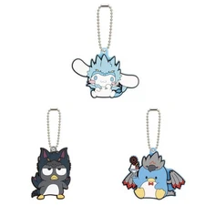 MonHun x Sanrio Capsule Rubber Mascots Set: Ibex, Nargacuga, Valk,