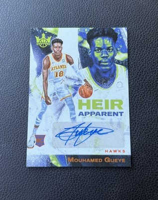 MOUHAMED GUEYE 2023-24 COURT KINGS HEIR APPARENT ROOKIE AMBER AUTO /75