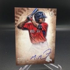 Manuel Margot 2015 Bowman Inception Auto PA-MM Boston Red Sox