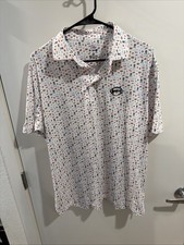 RHOBACK - BBQ Grill Hot Dog L Pastel Golf Polo Shirt -Get One Free Long Sleeve