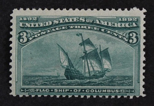 CKStamps: US Stamps Collection Scott#232 3c Columbian Mint NH OG