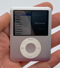 Vintage Apple iPod Nano 3rd Gen Generation 4GB A1236 Silver MP3 Player Tested 