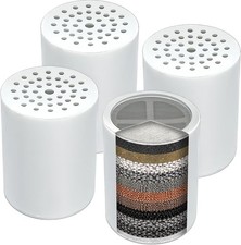 NIB 4 Pk 15 Stage Shower Filter Replacement Cartridge for Hard Water FREE SHIP