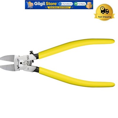 Professional 8-Inch Diagonal Cutter with Induction Hardened Edges and PVC Grip