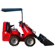 Agrotk Ride-on Mini Skid Steer Wheel Loader Zongshen Diesel Engine Water cooling