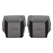 Gray Black Cloth Front Driver Passenger Seat Bottom Cover for Tundra 2014-2021