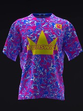 Custom Name Brunswick - Infinity Quest Neon Bowling Jersey Shirt - All Size