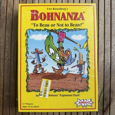 Bohnanza Amigo English Bohnus Expansion Included Sealed Rare OOP Card Game