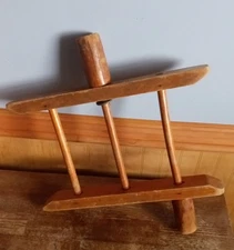 Vintage Primitive Wooden Clothes Line Winder-St Mary's school, Martin Gazboda