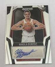 2024-25 Panini Prizm Black - Rookie Signatures Nikola Durisic #RS-DUR (AU, RC)