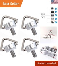 4-Pack Foldable Eye Hook Screws  Luxury 304 Stainless Steel for DJI Controllers