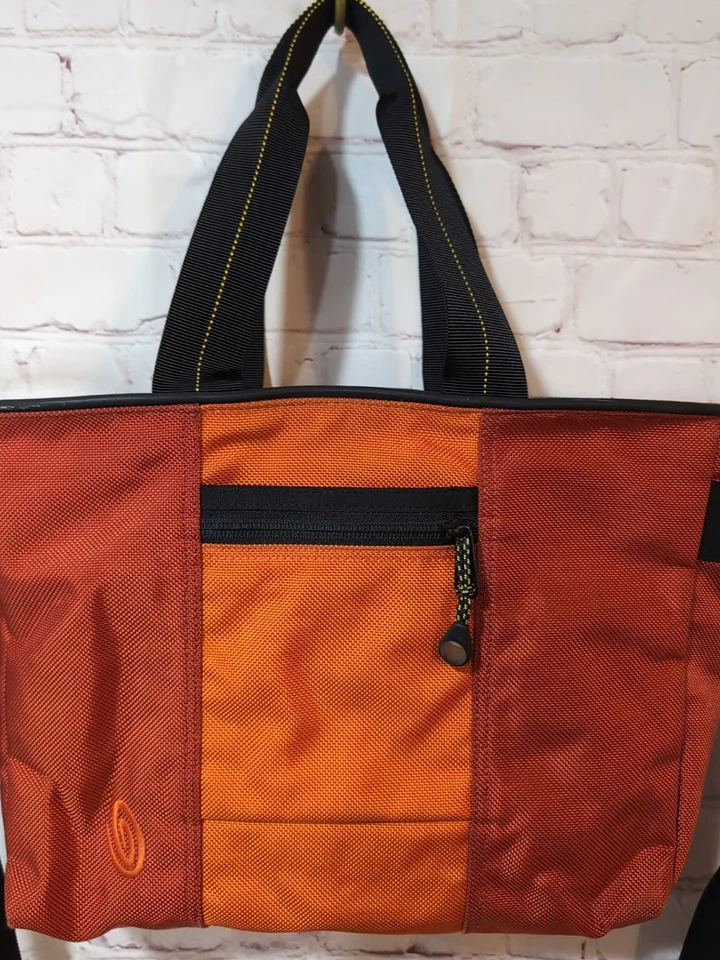 Timbuk2 Cargo Tote Medium Travel Bag Orange Crossbody Top Handle  - Image 2 of 4