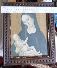 RELIGIOUS  PRINT VIRGIN & CHILD 15thC  GERMAN Master of the Life of the Virgin