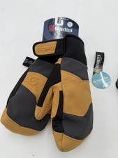 Gordini Men's Mountain Crew Mittens Size Medium Color Guntan NWT 90 Retail