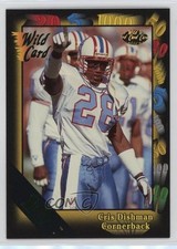 1991 Wild Card 10 Stripe Cris Dishman #143 Rookie RC 04ys. rookie card picture