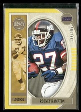 2019 Panini Legacy #134 Rodney Hampton Yellow #/165