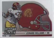 2015 Panini Prizm Collegiate Draft Picks Helmet Die-Cut Leonard Williams #26 6b4