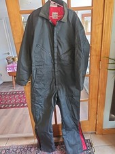 Walls Zero Zone Insulated Coveralls XL Tall One Piece Zip Gray Jumpsuit