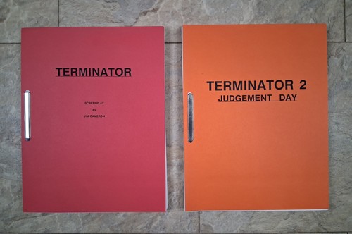 Terminator 1 & 2 Original Movie Screenplay / Script By James Cameron ...