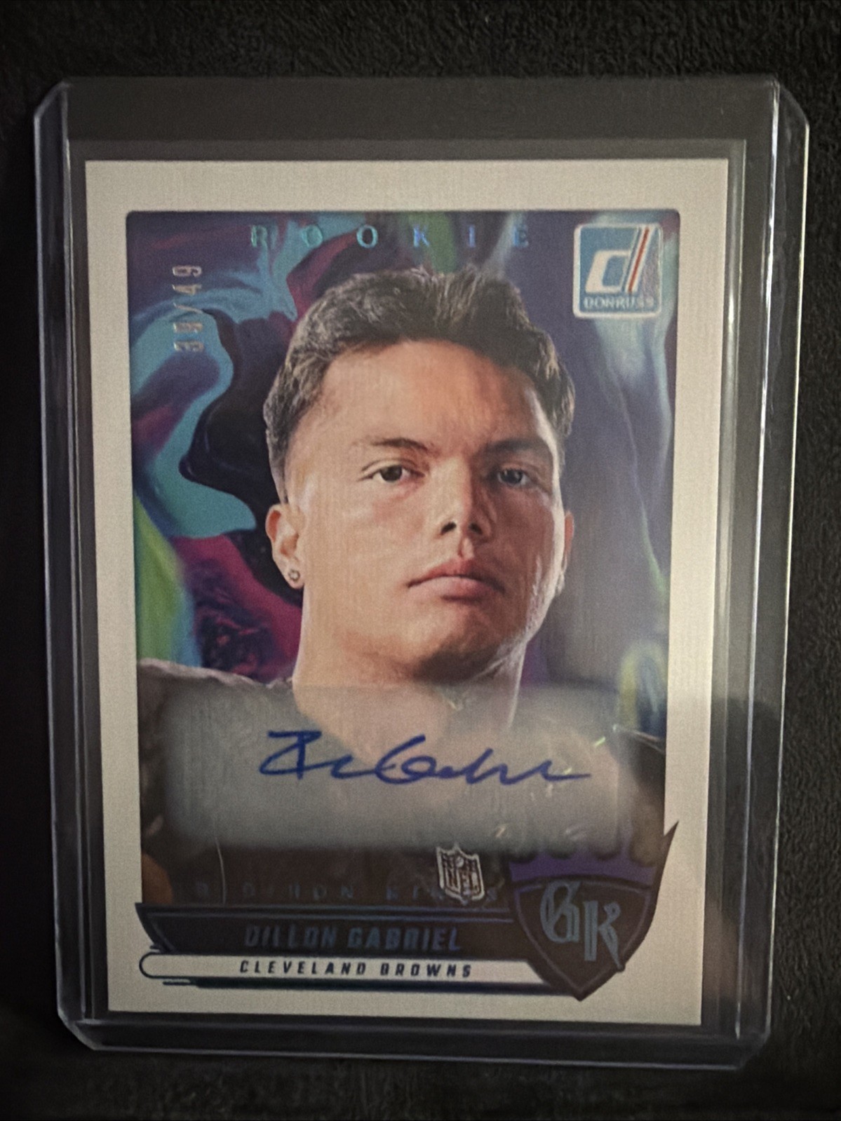 2025 Panini Donruss DILLON GABRIEL Gridiron Kings Auto /49 RGK-DGL