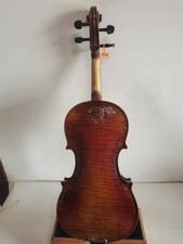 Master 4/4 violin Solid Flamed maple back spruce top hand carved K4283