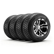 Uimoso Golf Cart Wheels Tires Set Of 4 10 20550-10 Compatible With Yamaha Uimoso Golf Cart Wheels Tires Set Of 4 10 20550-10 Compatible With Yamaha