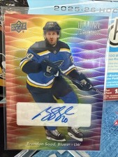 2023-24 Allure Hockey Color Flow Full Rainbow Auto Brandon Saad