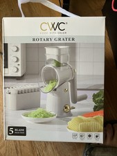 Gold Opera Rotary Cheese Grater Hand-Crank Red Plastic — listing 6