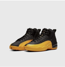 Air Jordan 12 Retro Black University Gold (GS) 153265-070 Sizes 4-7Y SHIPS NOW