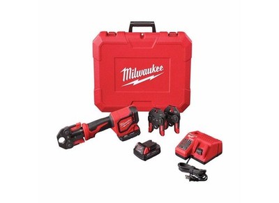 M18 18-Volt Lithium-Ion Cordless Short Throw Press Tool Kit with PEX Crimp Jaws