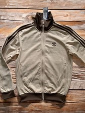 ADIDAS Adicolor Classics Beckenbauer Track Jacket Size S Beige Brown Men s NWT