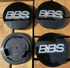 Bbs 70mm Logos Emblem Set Of 4 56.24.073 Blacksilver