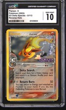 2005 POKEMON EX DELTA SPECIES REVERSE HOLO FLAREON CGC 10