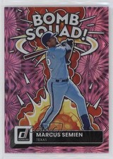 2022 Panini Donruss Bomb Squad Pink Fireworks Marcus Semien #BS-4 2s2