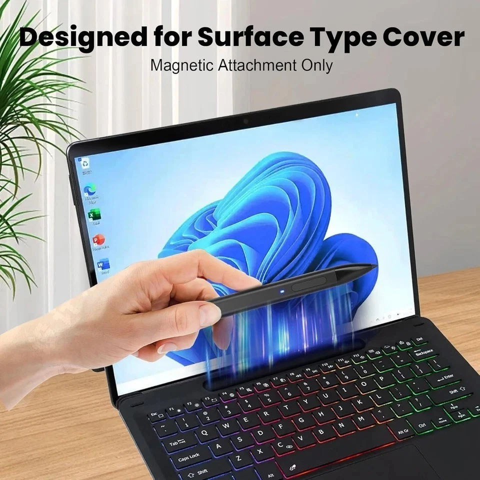 Slim Pen 2 for Microsoft Surface Pro 12/11/10/9/8/7/6/5/4/3/X, with 4096 Pressur - Image 2 of 4