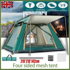 Full Automatic 4-6 Man Camping Tent Family Outdoor Hiking Shelter Instant Pop Up