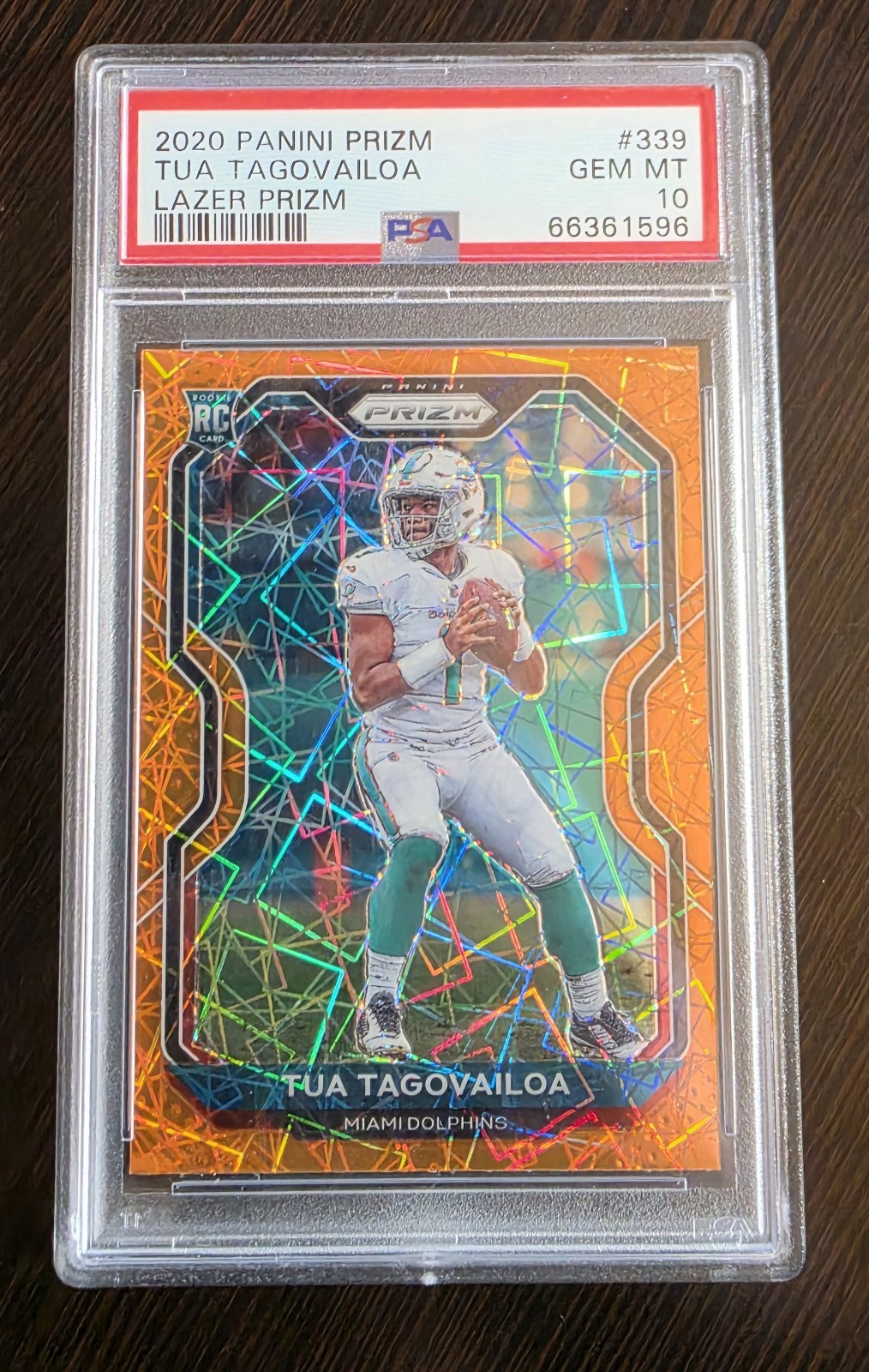 Tua Tagovailoa Panini Prizm #339 Lazer Prizm