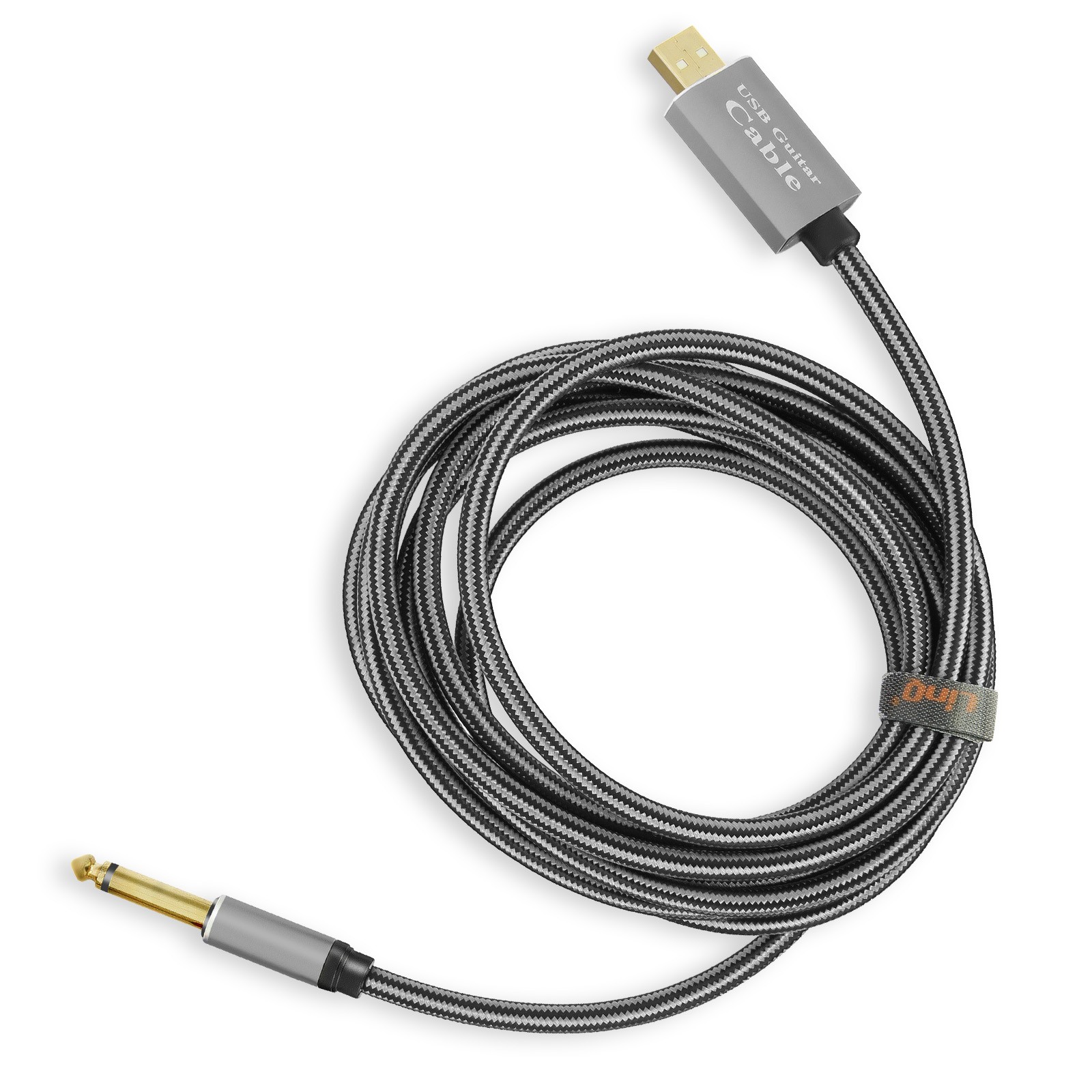 Câble Jack 6.35mm vers USB LinQ 3m avec Son Haute Fidélité