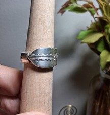 Spoon Ring Silverplate Size 9.5 Royal Rose Silverplate Pattern 1939 by Oneida