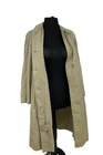 Vintage Burberry Trench Coat Women's Burberry's London 100% Cotton Beige