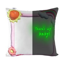 Glow in The Dark Pillowcase with Reusable Sketch Surface – Washable Night Lig...