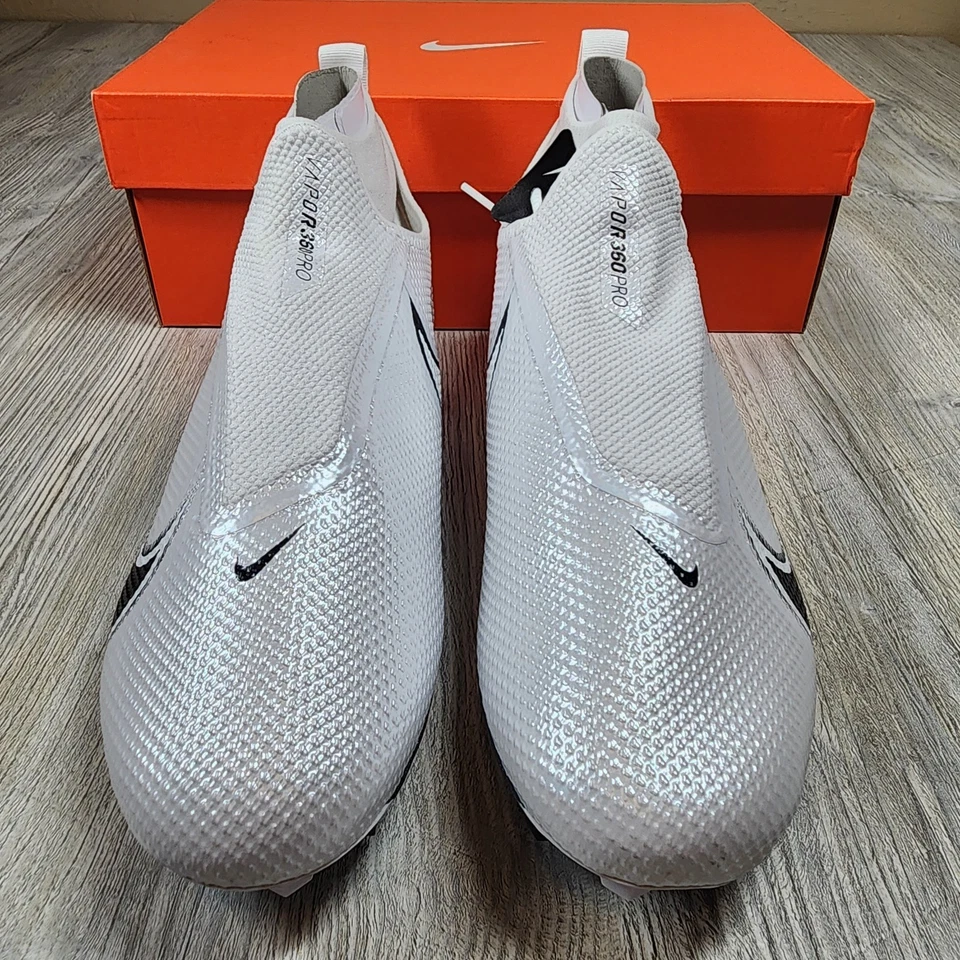 Nike Vapor Edge Pro 360 White/Black Football Mens Size 11 New AO8277-100 - Image 3 of 4