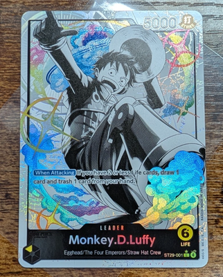 Monkey D Luffy ST29-001 Parallel Starter Deck Promo Leader One