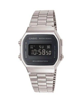 CASIO Men Digital Quartz Casual Watch Classic Dress Black Dial Waterproof Rectan