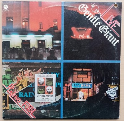 2 LP Gatefold Gentle Giant  The Official Live 1977 sehr gut proffess. gereinigt