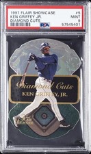 1997 FLAIR SHOWCASE DIAMOND CUTS #5 KEN GRIFFEY JR. PSA 9
