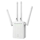 WiFi Extender Signal Booster,1200Mbps Repeater Dual Band 2.4GHz White